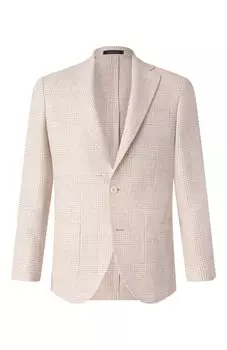 Пиджак изо льна и шерсти Sartoria Latorre