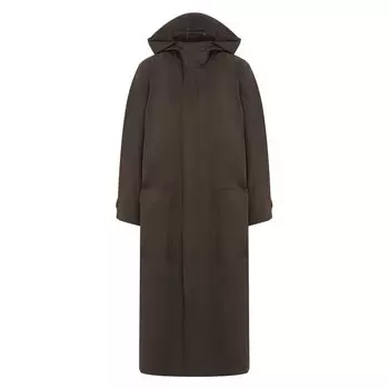 Плащ из смеси хлопка и льна Y`s