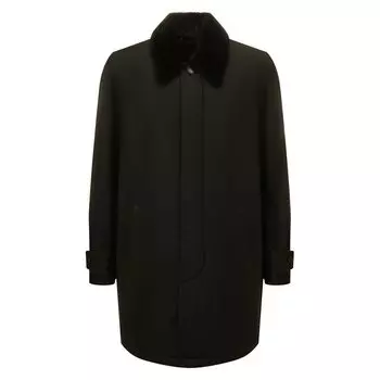 Плащ с меховой подкладкой Andrea Campagna