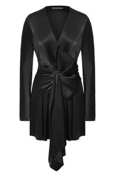 Атласное платье Alberta Ferretti