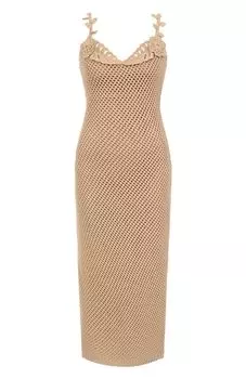 Хлопковое платье Elie Saab