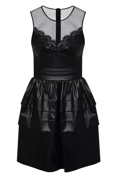 Платье из экокожи Ermanno Firenze