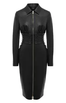 Платье из экокожи Pinko