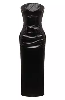 Платье из экокожи The Andamane