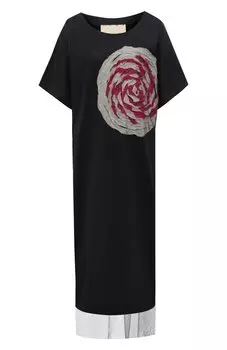 Платье из хлопка и льна MIDGARD PARIS