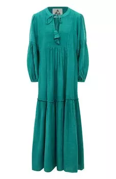 Платье из хлопка и льна PEARL&CAVIAR