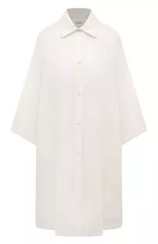 Платье из хлопка и льна La Perla