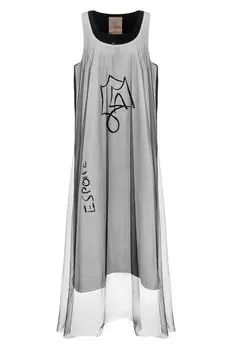 Платье из хлопка и льна MIDGARD PARIS