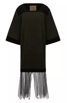 Платье из хлопка и льна MIDGARD PARIS