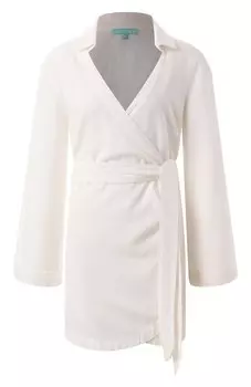 Платье из хлопка и льна Melissa Odabash