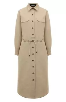 Платье из хлопка и льна MVST