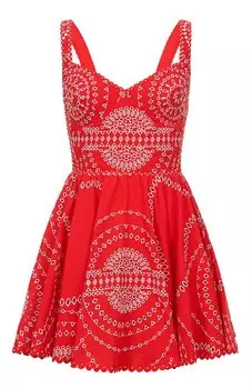 Платье из хлопка и льна Charo Ruiz Ibiza