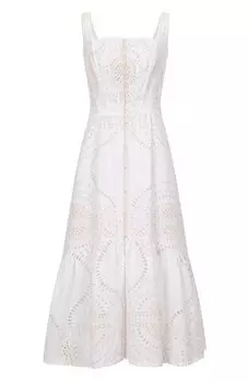 Платье из хлопка и льна Charo Ruiz Ibiza