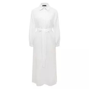 Платье из хлопка и льна Colombo