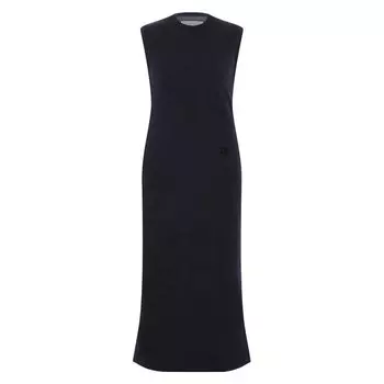 Платье из хлопка и льна Jil Sander