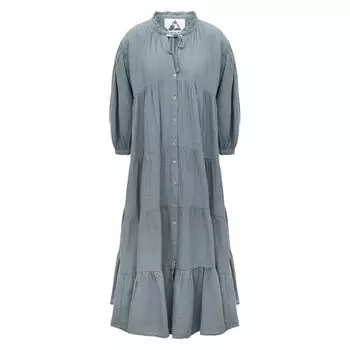 Платье из хлопка и льна PEARL&CAVIAR