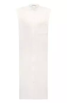 Платье из хлопка и шелка Agnona