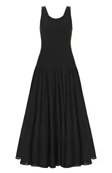 Платье из хлопка и шелка Co