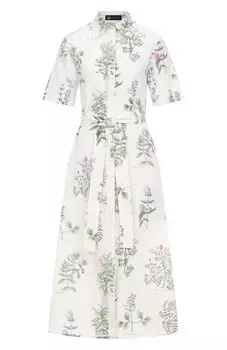 Платье из хлопка и шелка Colombo