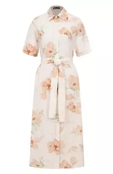 Платье из хлопка и шелка Colombo