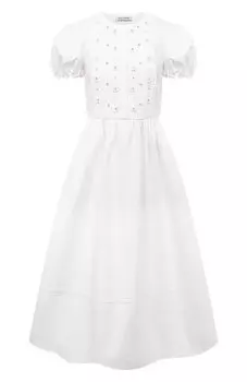 Платье из хлопка и шелка Dice Kayek