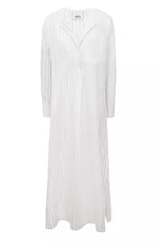 Платье из хлопка и шелка Erika Cavallini