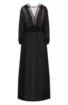 Платье из хлопка и шелка Ermanno Scervino