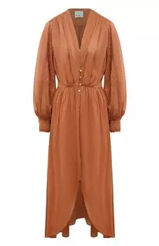 Платье из хлопка и шелка Forte_forte