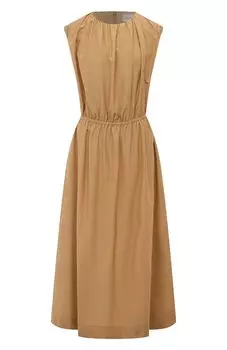 Платье из хлопка и шелка Loulou Studio