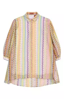 Платье из хлопка и шелка Missoni
