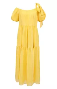 Платье из хлопка и шелка More Noir