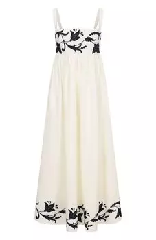 Платье из хлопка и шелка MVST