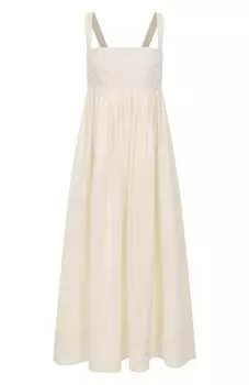 Платье из хлопка и шелка MVST