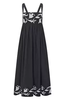 Платье из хлопка и шелка MVST