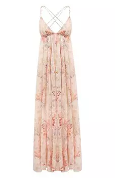 Платье из хлопка и шелка YVON