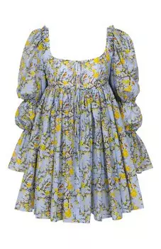 Платье из хлопка и шелка YVON