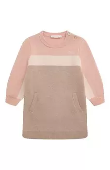 Платье из хлопка и шерсти Chlo