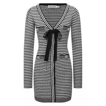 Платье из хлопка и шерсти self-portrait