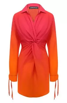 Платье из хлопка и вискозы ANDREADAMO