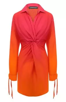 Платье из хлопка и вискозы ANDREADAMO