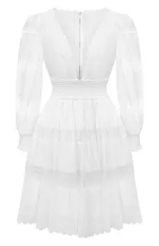 Платье из хлопка и вискозы Dolce & Gabbana
