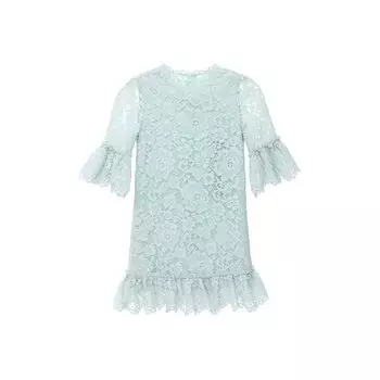 Платье из хлопка и вискозы Dolce &amp; Gabbana