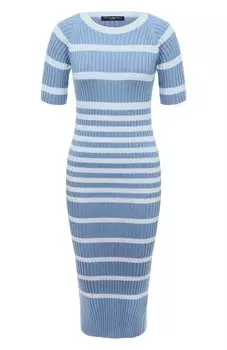 Платье из хлопка и вискозы Pietro Brunelli