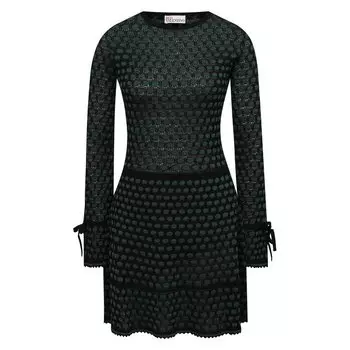 Платье из хлопка и вискозы REDVALENTINO