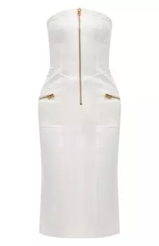 Платье из хлопка и вискозы Tom Ford