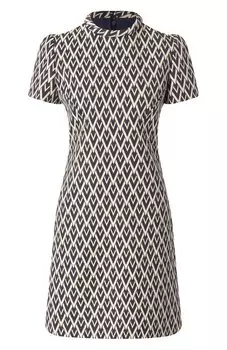 Платье из хлопка и вискозы Valentino