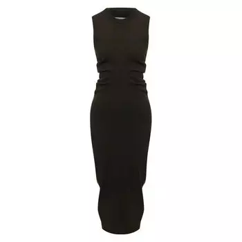 Платье из кашемира и хлопка Maison Margiela