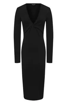 Платье из кашемира и шелка Tom Ford