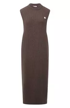 Платье из кашемира и шерсти 4 Moncler HYKE Moncler Genius