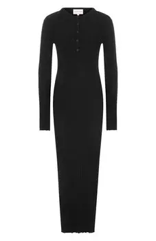 Платье из шелка и хлопка Loulou Studio